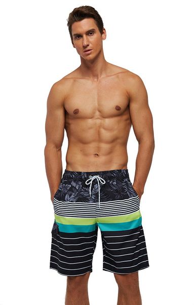 

men's board shorts summer beach surfing quick-drying swimming sports fitness mixed household, White;black