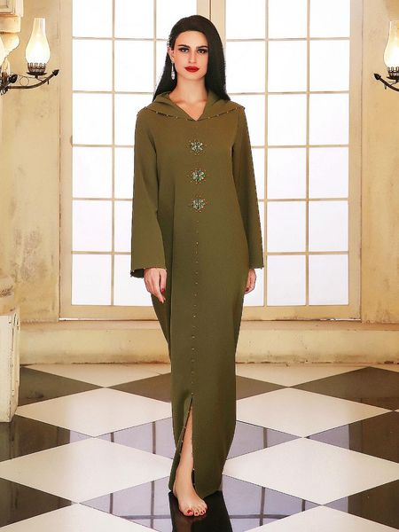 

ethnic clothing eid kaftan abayas for women dubai abaya turkey muslim hijab dress islam european caftan marocain vestidos musulmanes, Red