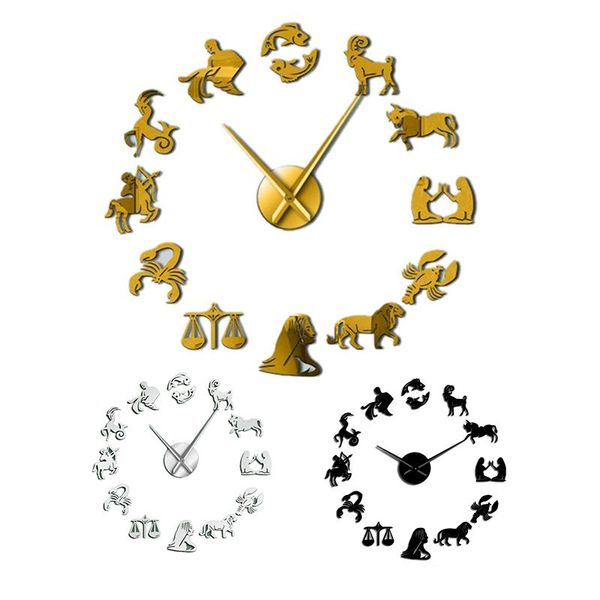 

watch clock living room quartz acrylic mirror effect home decoration wall stickers clocks