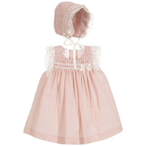 Neonate vestono Spagna principessa festa di compleanno abiti tutu con pantaloni cappello set vestaglia neonato vestito da bambino vestiti per bambini 210615