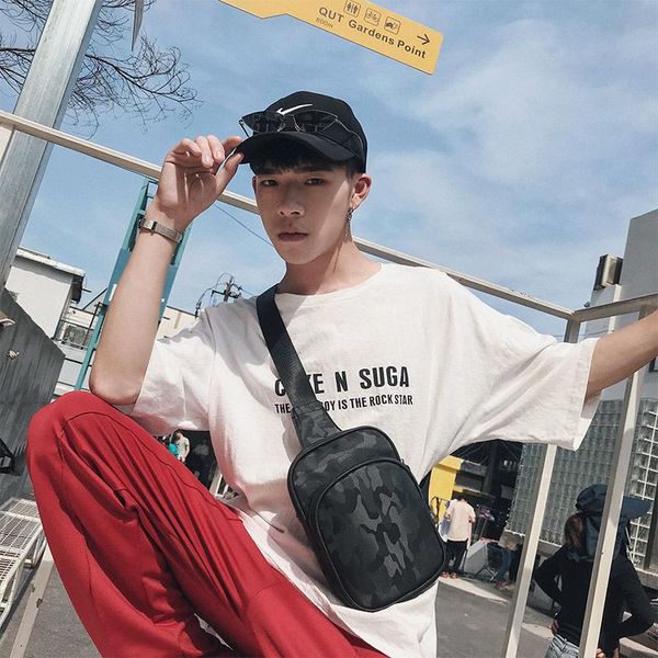 

waist bags men's chest bag camouflage waterproof outdoor riding fashion shoulder 2021 jiulin