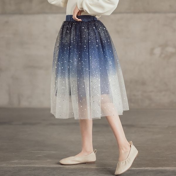 

2021 summer new zhongda children's korean screen princess foreign style girl's sequin puffy skirt, Red;yellow