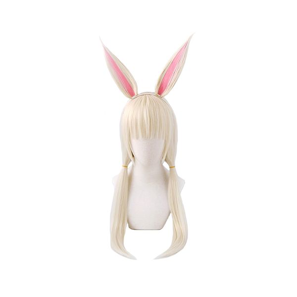 

anime beastars cosplay haru wig rabbit personified beasts cute hair halloween party carnival costume role play wigs, Black