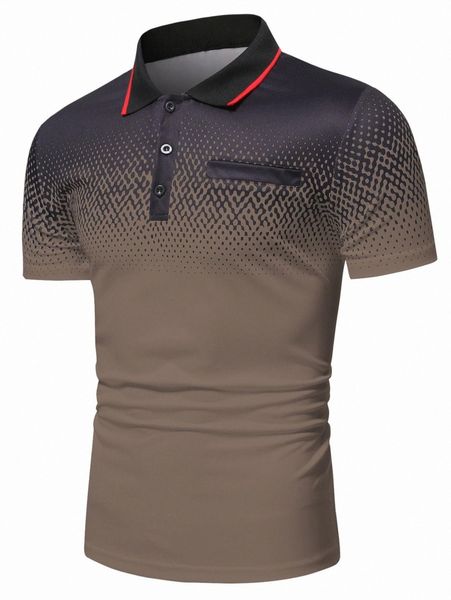 

men graphic print polo shirt j1mr#, White;black