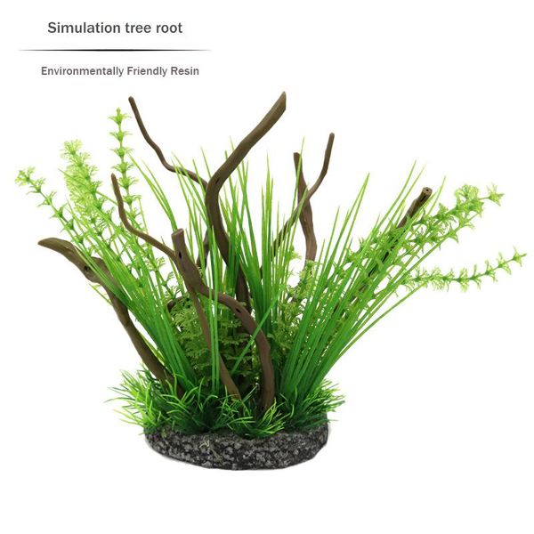 

decorations simulation driftwood waterweed tree roots grass fake branches aquarium landscaping decoration ornaments