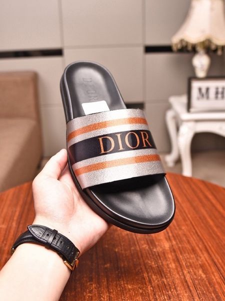 

loafers men slides designer sandals luxury sneakers men sandals slippers gq35, Black