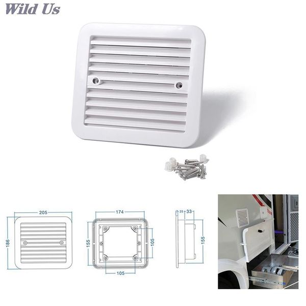 

parts 12v 4w fridge vent with fan for rv trailer caravan side air strong wind exhaust automobile accessories car styling camper
