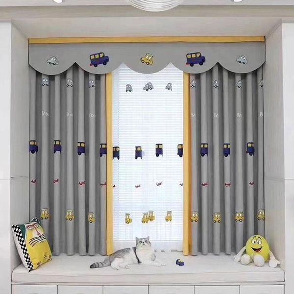 

curtain & drapes cartoon product embroidered cloth