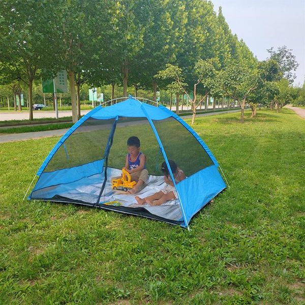 

tents and shelters beach camping anti-mosquito awning anti-ultraviolet ultra-light outdoor automatic -up tent hiking picnic accessories