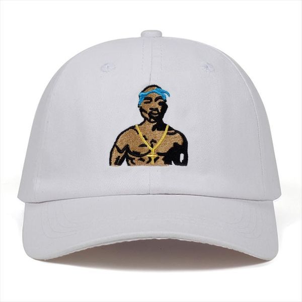 

Tupac Shakur Cap Rap Singer Hip Hop 2pac Baseball Caps Head Portrait Cotton Unique Personality Fans Snapback Dad Hat Adjustable, Blue;gray