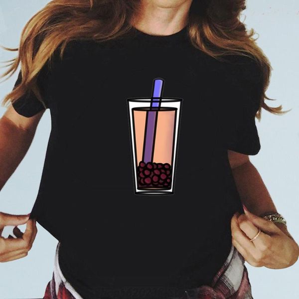 

shirt women clothing funny bubble pearl tea humor drink kawaii milky t-shirt boba milk fashion short sleeve tshirt 2021 women's, White