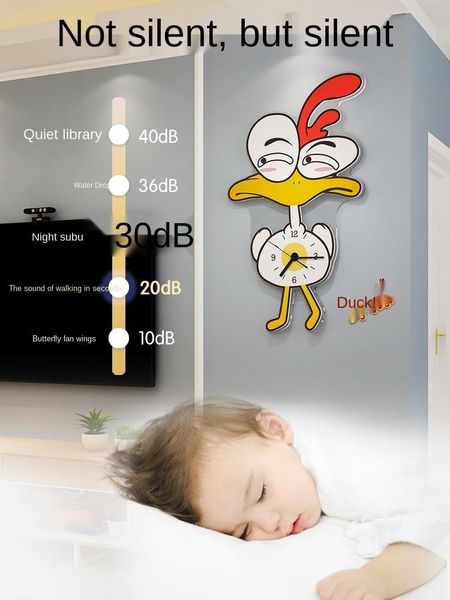 

wall clocks creative children's cartoon reloj de pared house decoration living room clock digital modern design