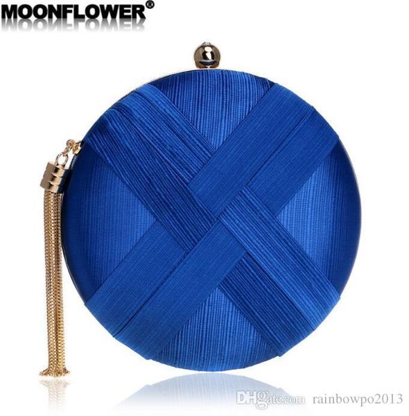 

factory wholesale women bag craft silk weaving womens dinner handbag high-end silks round dinners bags banquet wedding evening dress handbag