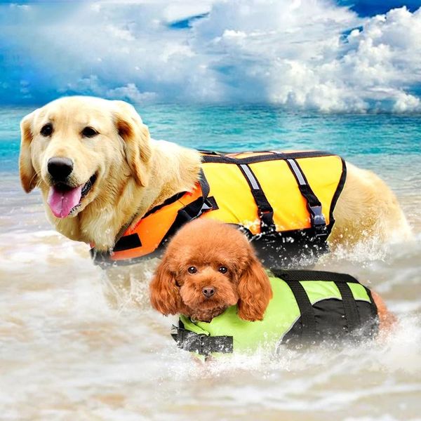 

dog collars & leashes pet life jacket swimsuit clothing supplies summer style large and small clothes
