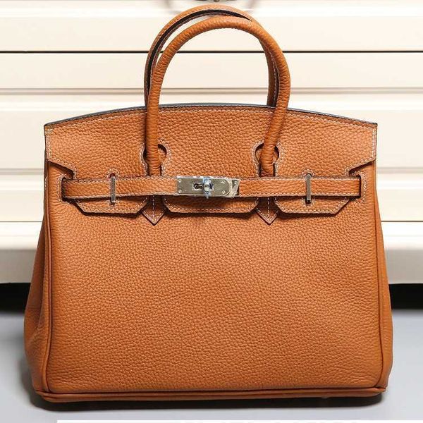 

bag women's new leather bag fashion large litchi pattern 20cmzly