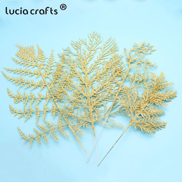 

decorative flowers & wreaths lucia crafts artificial leaves for diy fake plants home wedding party christmas decor a0905