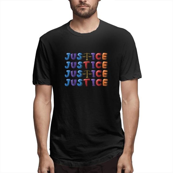 

men's t-shirts support justice awareness equality graphic tee short sleeve t-shirt funny s 100% cotton round nevk men clothing, White;black