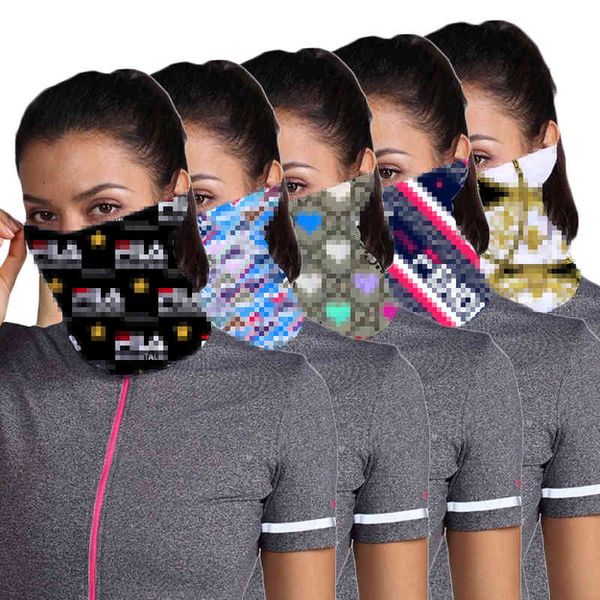 

printed 2021 headscarf mask, breathable fashion mask