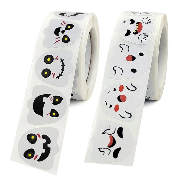 

gift wrap 500pcs halloween ghost sticker toy sealing stickers labels baking wedding party handmade packaging diy decoration