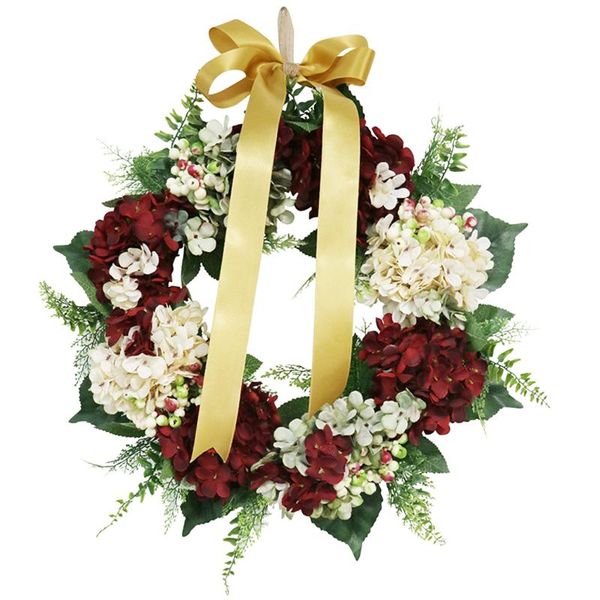 

christmas door decorative wreath decoration for home hanging ornament xmas navidad natal year 2021#g30 flowers & wreaths