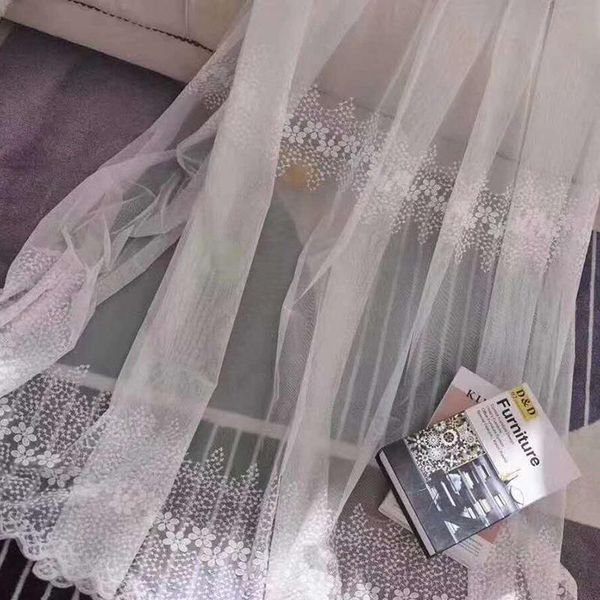

special offer fashion curtain blackout gauze semi-shading for sheer snowflake tulle bedroom lace yarn screen & drapes