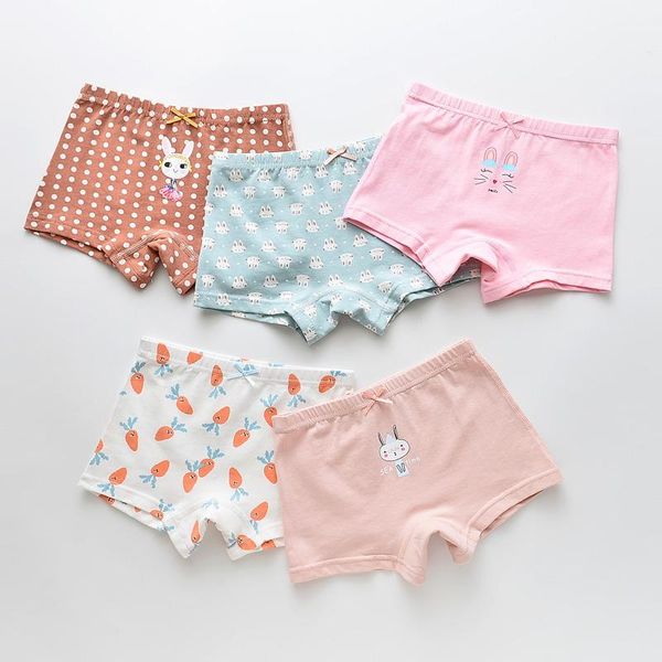 

panties hpbbkd 5pcs/lot girls cotton boxer briefs girl shorts children's kids underwear for 2-12 years gu225, Camo