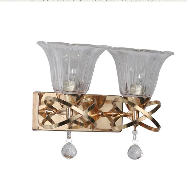 

wall lights bedside lamp sconce simple light for bedroom nordic 2color double head e27 90-260v