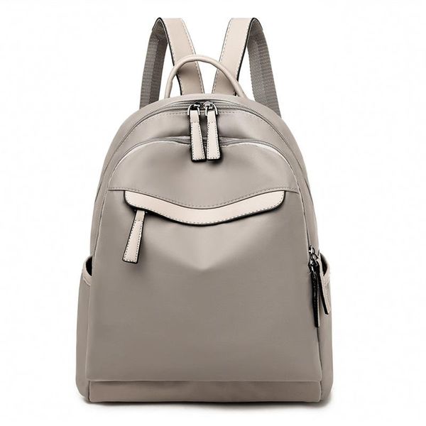 

backpack 2021 fashion trend pure color oxford cloth outdoor travel