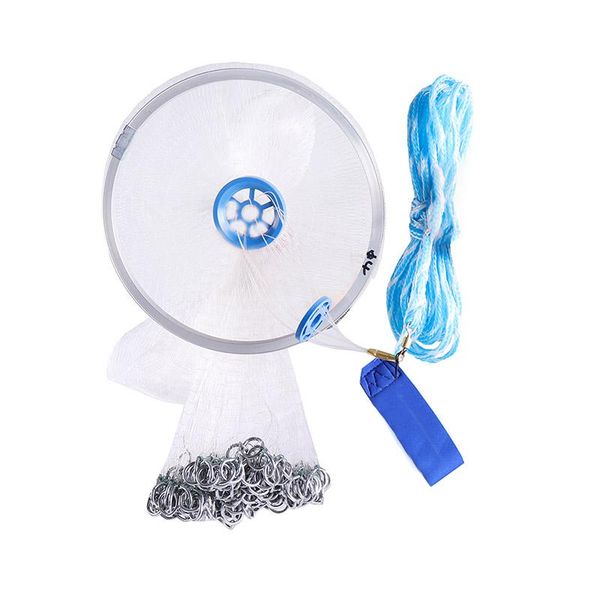 

fishing accessories 2.4-4.8m with sinker cast net network usa hand outdoor throw catch tool gill