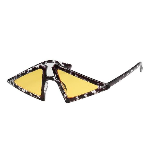 

sunglasses 2021 fashion triangle for women and men personalized retro glasses travel uv400 vintage steampunk nice, White;black