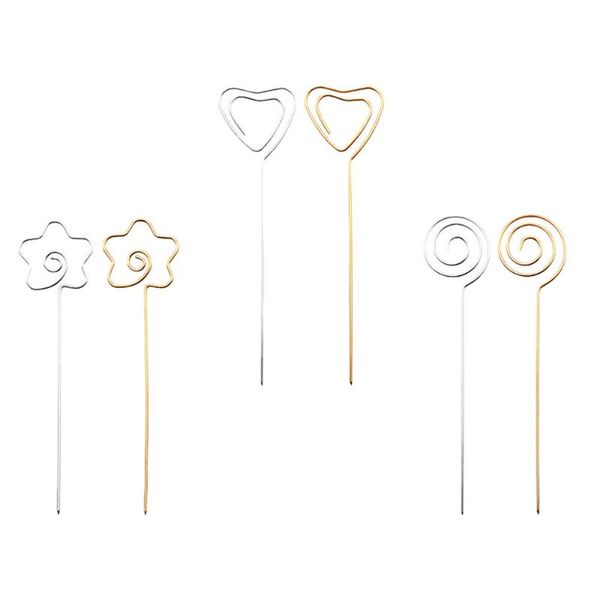 

forks 6pcs durable stainless steel fruit picks home (assorted color)