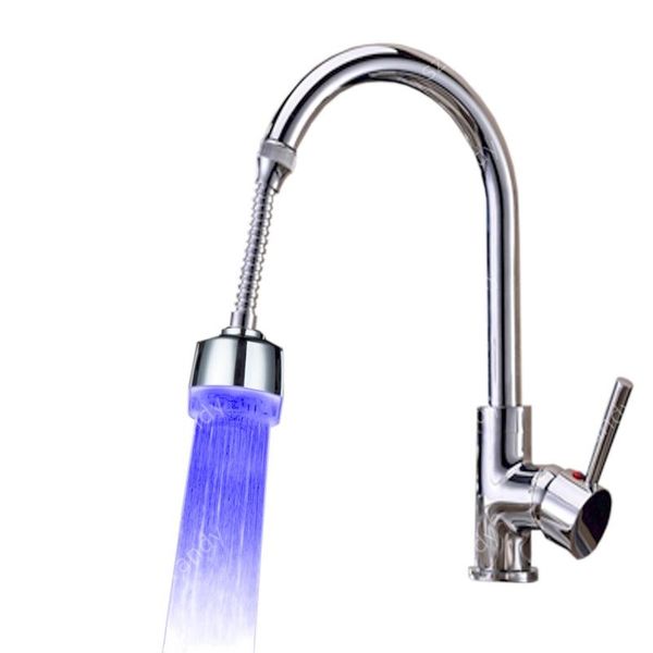 

other faucets, showers & accs single blue light color led flow restrictor