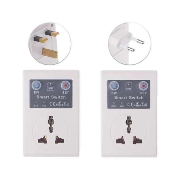 

smart home control eu/uk 220v phone rc remote wireless switch gsm socket power plug