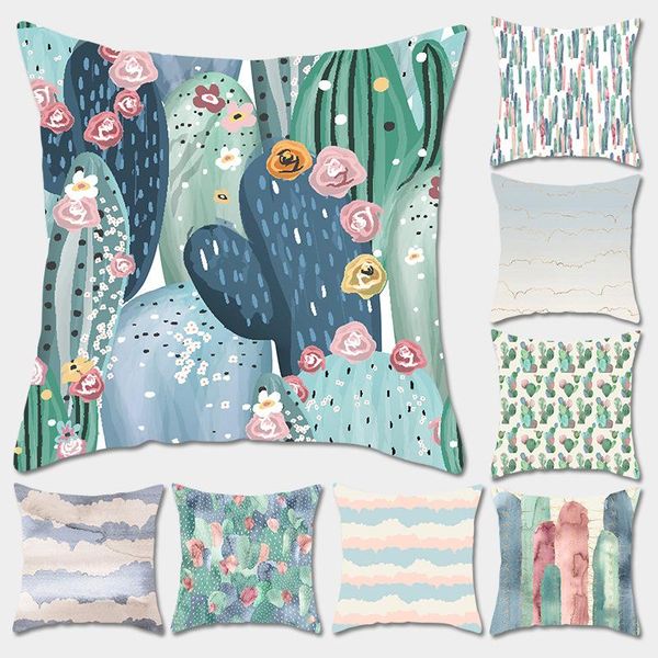 

cushion/decorative pillow ins geometric cushion cover polyester colorful pillowcase sofa cushions decorative throw pillows home decor cases