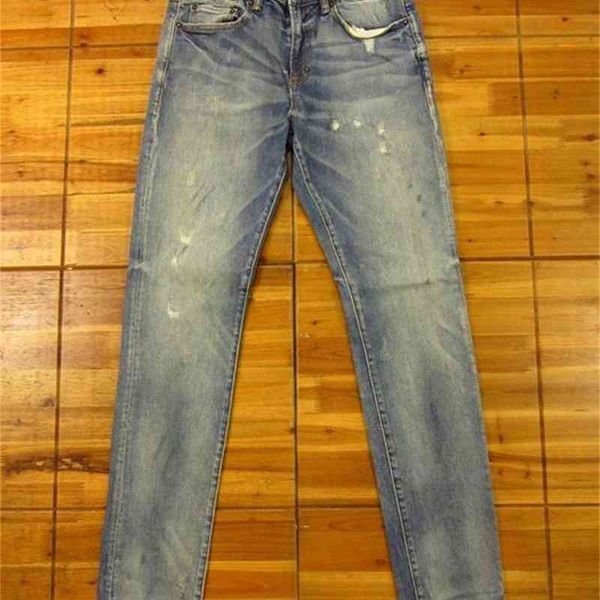 

4a4707 men's re washed used stretch jeans prps fehn, Blue