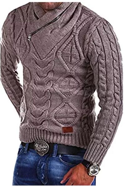 

fashion mens sweater men zipper autumn solid knitted streetwear sweaters winter warm casual slim fit pullovers hip hop men's, White;black