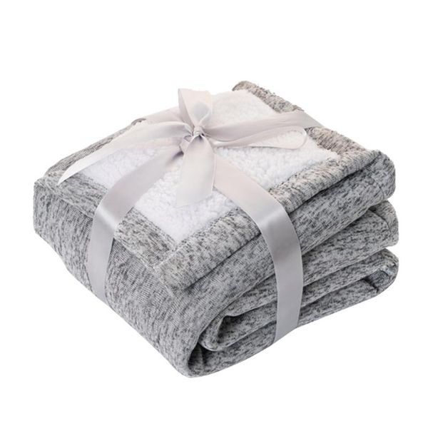 

blankets soft polyester throw blanket cozy knit woven for couch bed sofa travel all seasons suitable women men kids