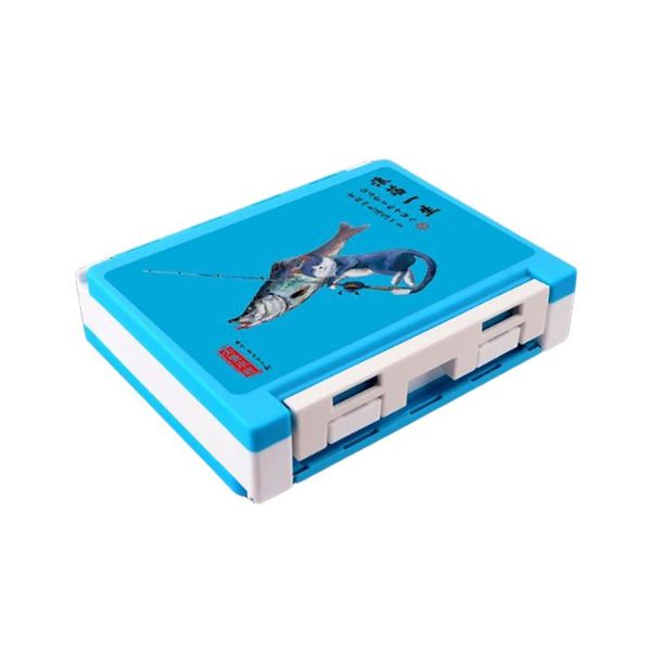 

fishing accessories storage boxlarge capacity tool double-decker fish hook lure waterproof tackle box