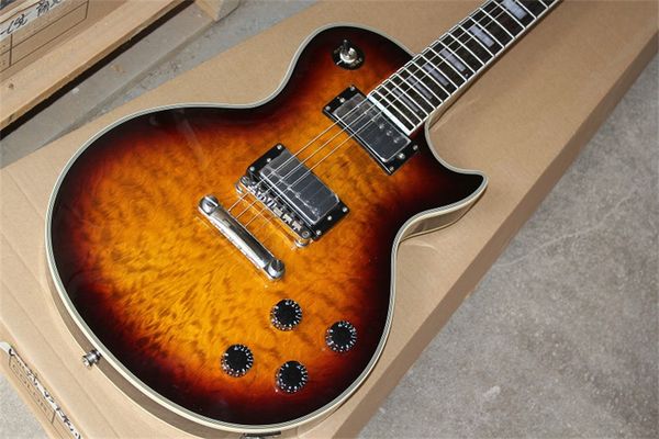 

6 strings brown electric guitar, delivery, guitars guitarra