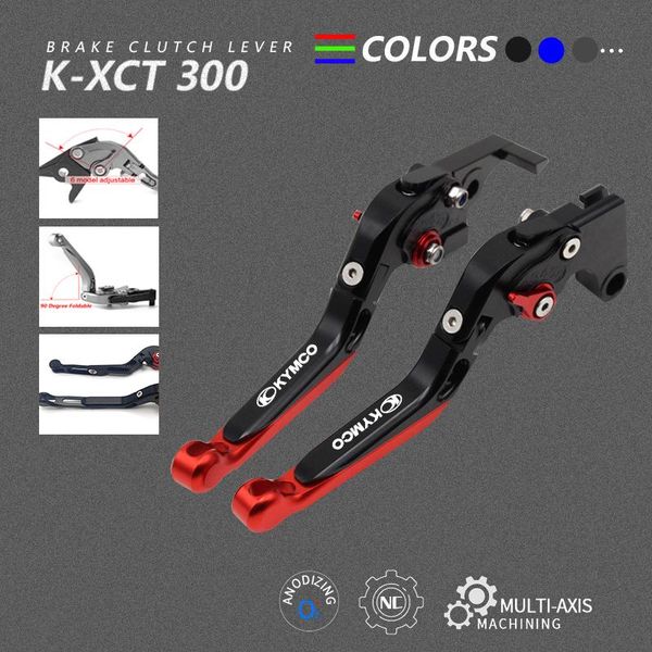 

motorcycle brakes for kymco k-xct 300 brake clutch levers ck300t abs 400 500ri s400 cnc adjustable folding extendable accessories