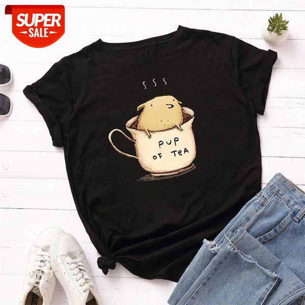 

women's loose round neck short-sleeved cotton t-shirt t117 #sh4r, White