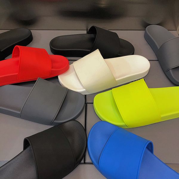 

slippers sandals 2021 new sandals b family letter slippers paris fluorescent yellow casual beach shoes zly zly, Black