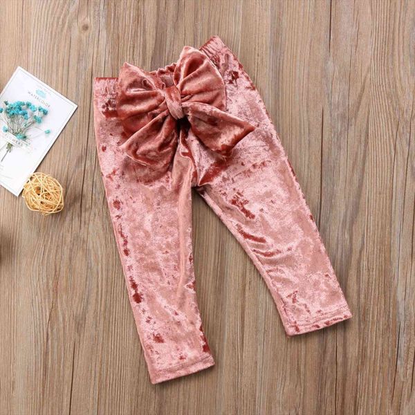 

baby kids girls velvet princess bowknot bottoms pants little girl cute leggings 6m 5t clothing ropa de, Blue