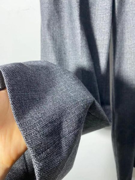

women's pants & capris women wool blend suit wide-leg trousers ladies 2021 fashion office wear casual slim with pockets, Black;white