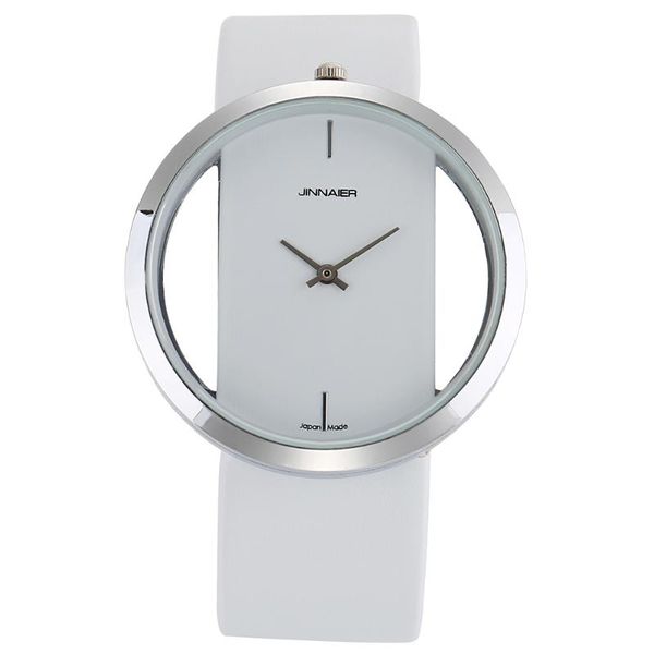 

wristwatches relogio feminino women watch fashion casual quartz hodinky hollow skeleton watches lady leather wristwatch ceasuri, Slivery;brown