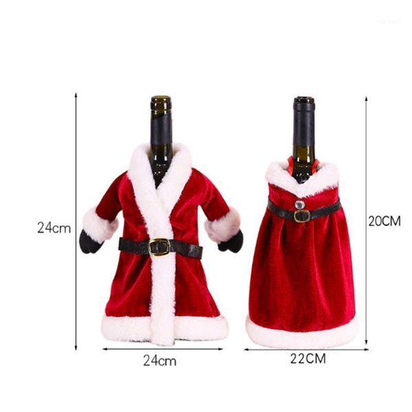 

christmas decorations for home wine bottle cover year 2021 navidad xmas gifts decor kerst