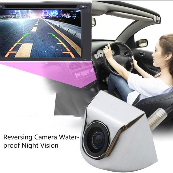 

car rear view cameras& parking sensors reversing camera 170 degree night vision metal waterproof