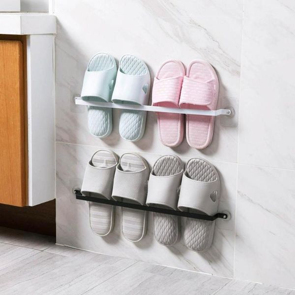 

clothing & wardrobe storage iron wall mounted shoe rack hanging holder hanger towel bathroom slippers drain shelf organizer
