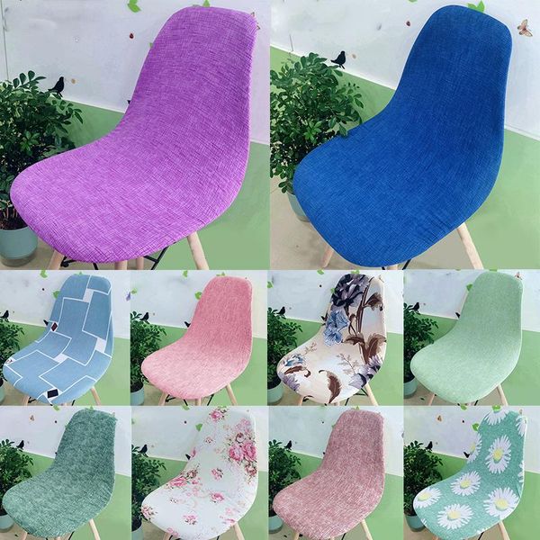 

chair covers slipcover removable anti-dirty seat cover polyester kitchen for banquet wedding dinner restaurant 1pc