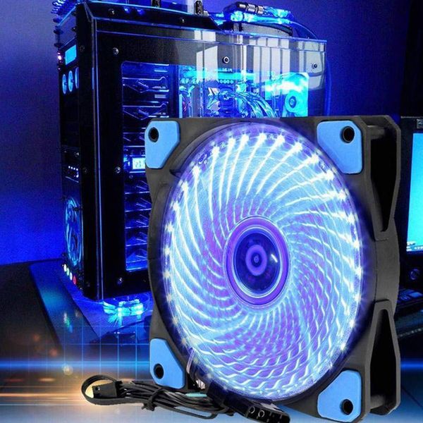

fans & coolings 120mm pc case cooling fan super silent computer led high airflow cooler cpu heatsink and system